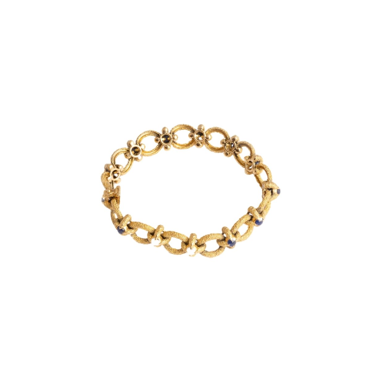 Bracelet en or jaune et saphirs - Castafiore