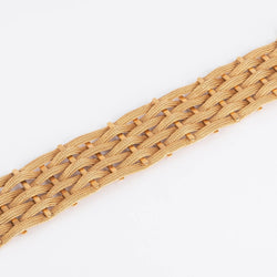 Bracelet en or jaune tissé - Castafiore