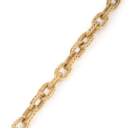 Bracelet en or jaune torsadé - Castafiore