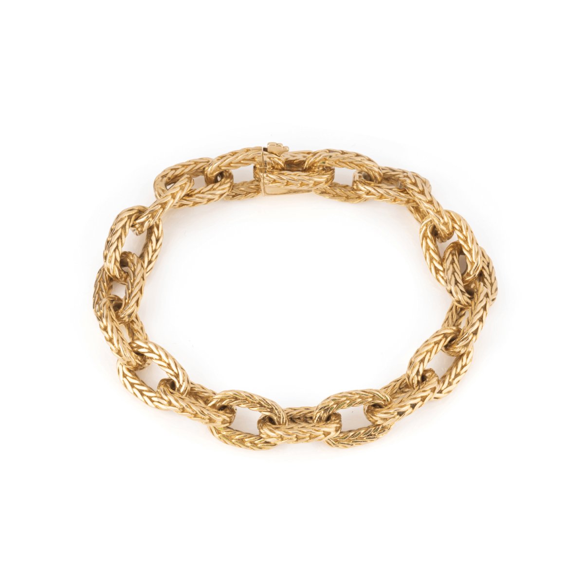 Bracelet en or jaune torsadé - Castafiore