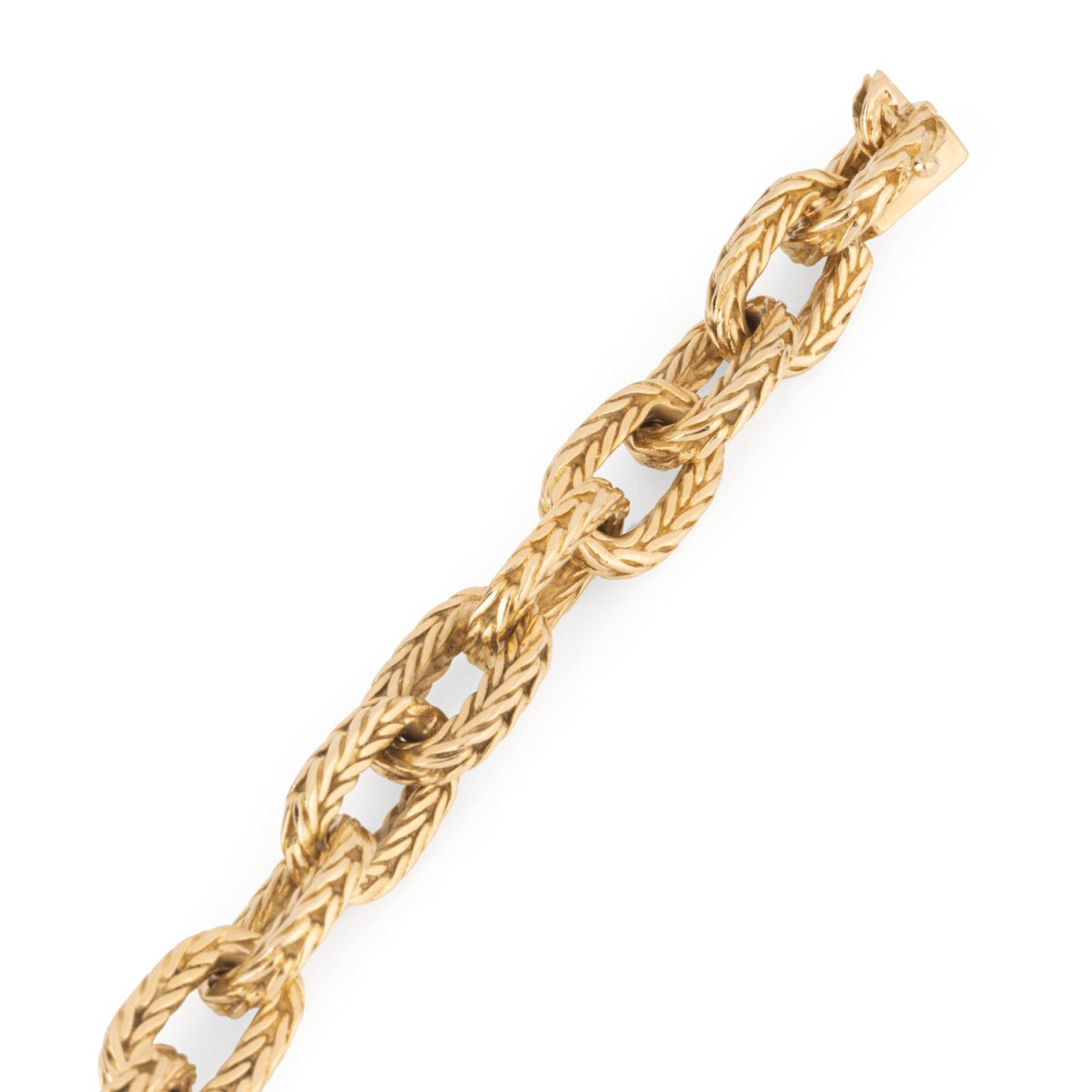 Bracelet en or jaune torsadé - Castafiore