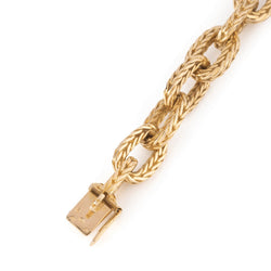 Bracelet en or jaune torsadé - Castafiore