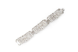 Bracelet en platine et diamants - Castafiore