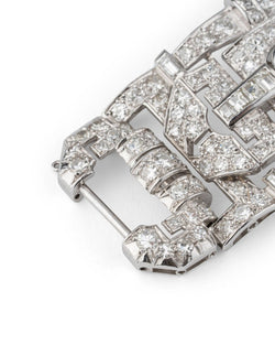 Bracelet en platine et diamants - Castafiore