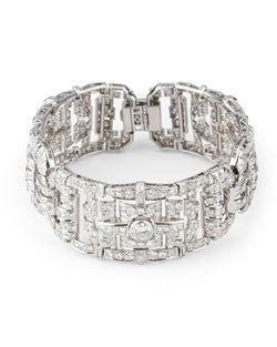 Bracelet en platine et diamants - Castafiore