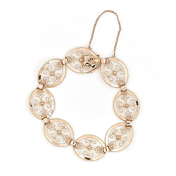 Bracelet Filigrane en or jaune - Castafiore