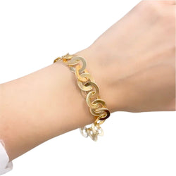 Bracelet FRED "Cercles" en or jaune - Castafiore