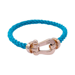 Bracelet Fred, "Force 10", or rose et acier - Castafiore
