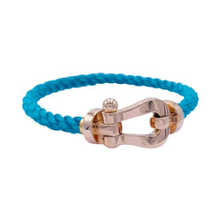 Bracelet Fred, "Force 10", or rose et acier - Castafiore