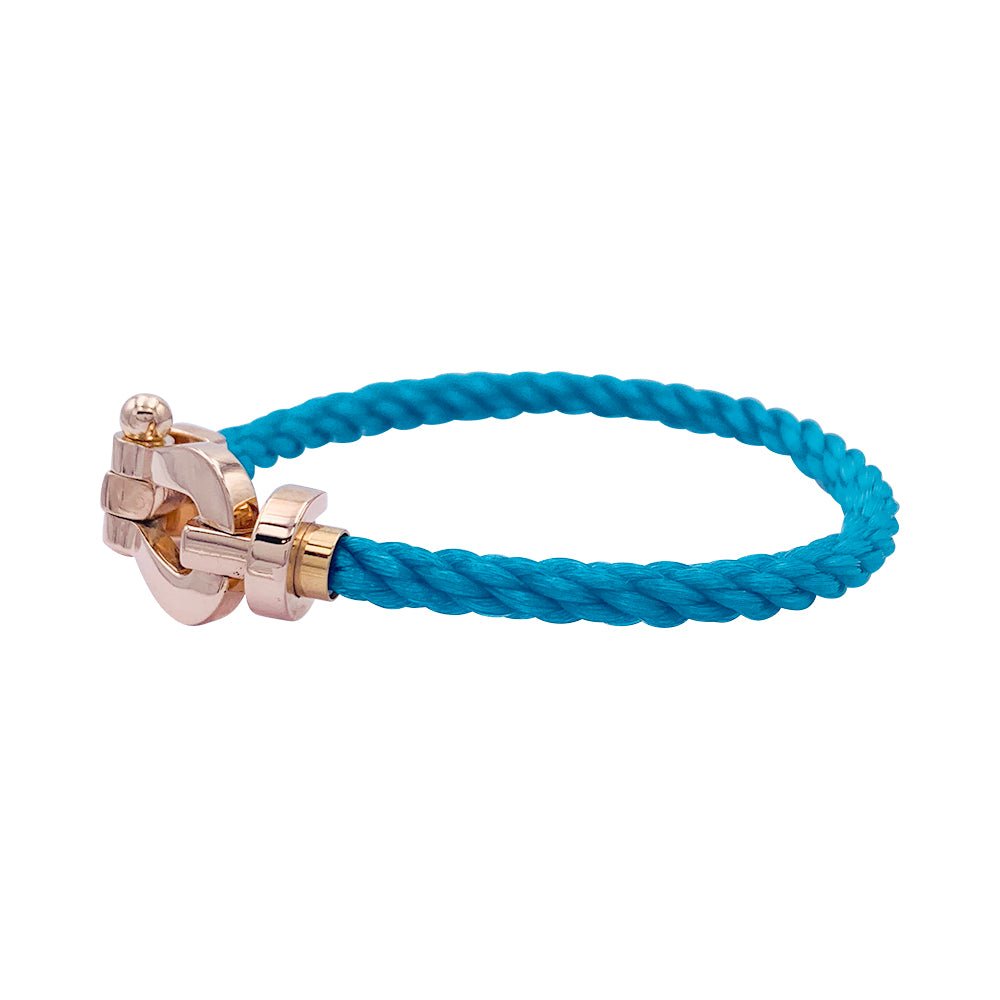 Bracelet Fred, "Force 10", or rose et acier - Castafiore