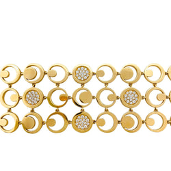 Bracelet Fred "Moon Light" en or jaune, diamants - Castafiore