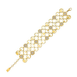 Bracelet Fred "Moon Light" en or jaune, diamants - Castafiore