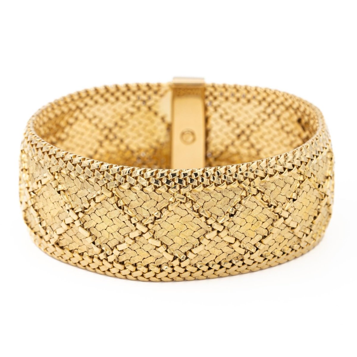 Bracelet GAY FRÈRES en or jaune texturé - Castafiore