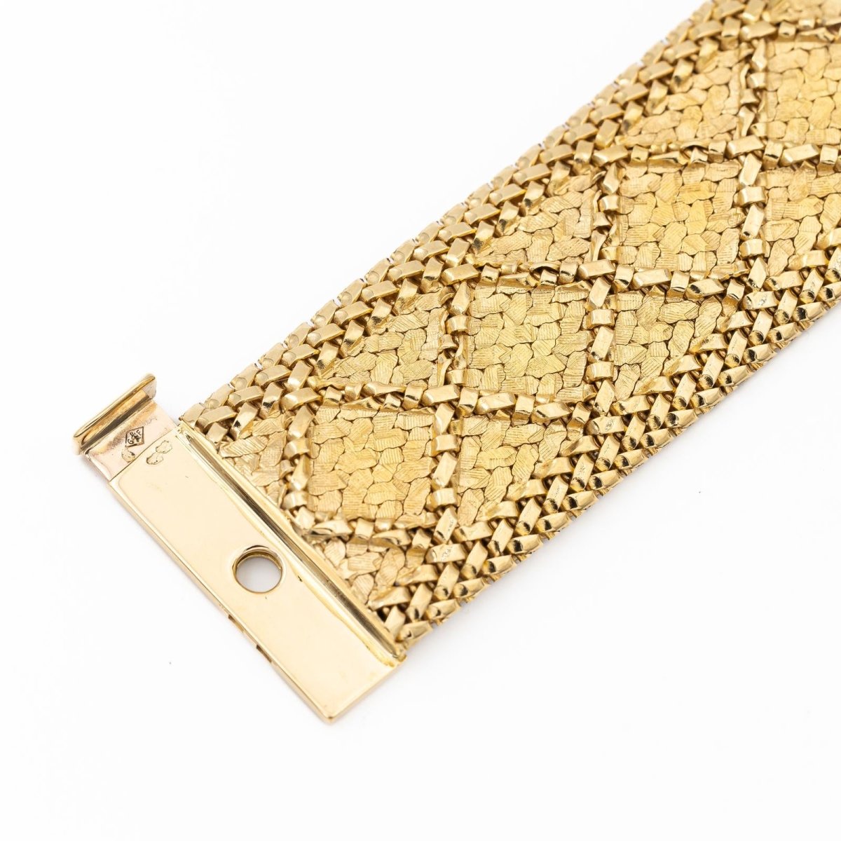 Bracelet GAY FRÈRES en or jaune texturé - Castafiore