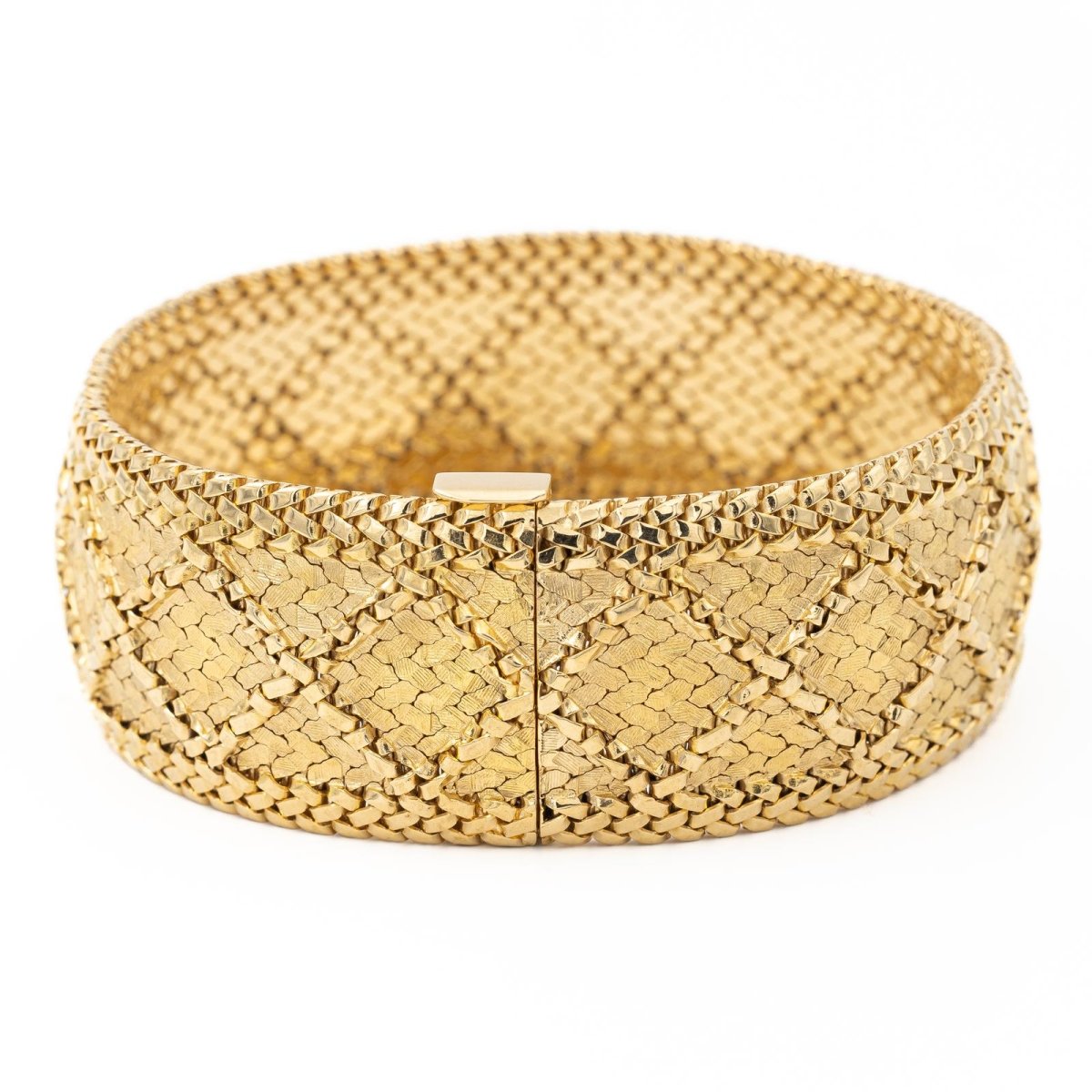 Bracelet GAY FRÈRES en or jaune texturé - Castafiore