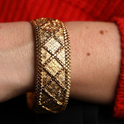 Bracelet GAY FRÈRES en or jaune texturé - Castafiore