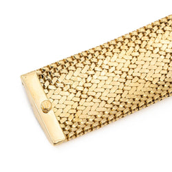 Bracelet GAY FRÈRES en or jaune texturé - Castafiore