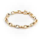 Bracelet Gourmette en 2 ors - Castafiore