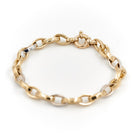 Bracelet Gourmette en 2 ors - Castafiore