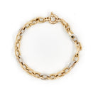 Bracelet Gourmette en 2 ors - Castafiore