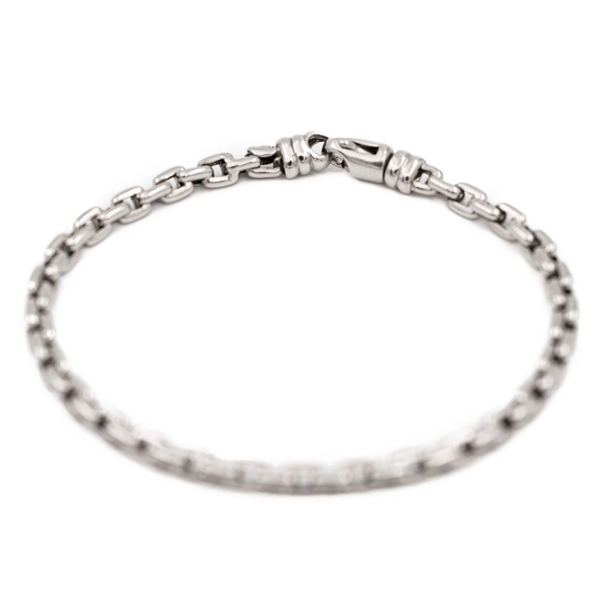Bracelet Gourmette en or blanc - Castafiore