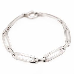 Bracelet Gourmette en or blanc - Castafiore