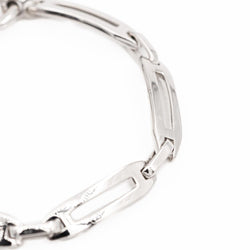 Bracelet Gourmette en or blanc - Castafiore