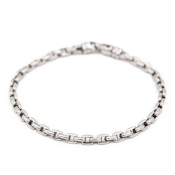 Bracelet Gourmette en or blanc - Castafiore