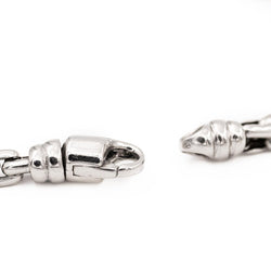 Bracelet Gourmette en or blanc - Castafiore