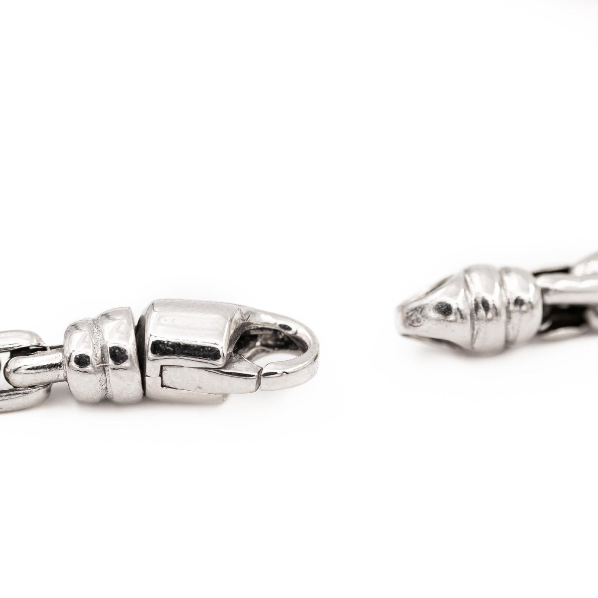 Bracelet Gourmette en or blanc - Castafiore