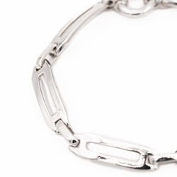Bracelet Gourmette en or blanc - Castafiore