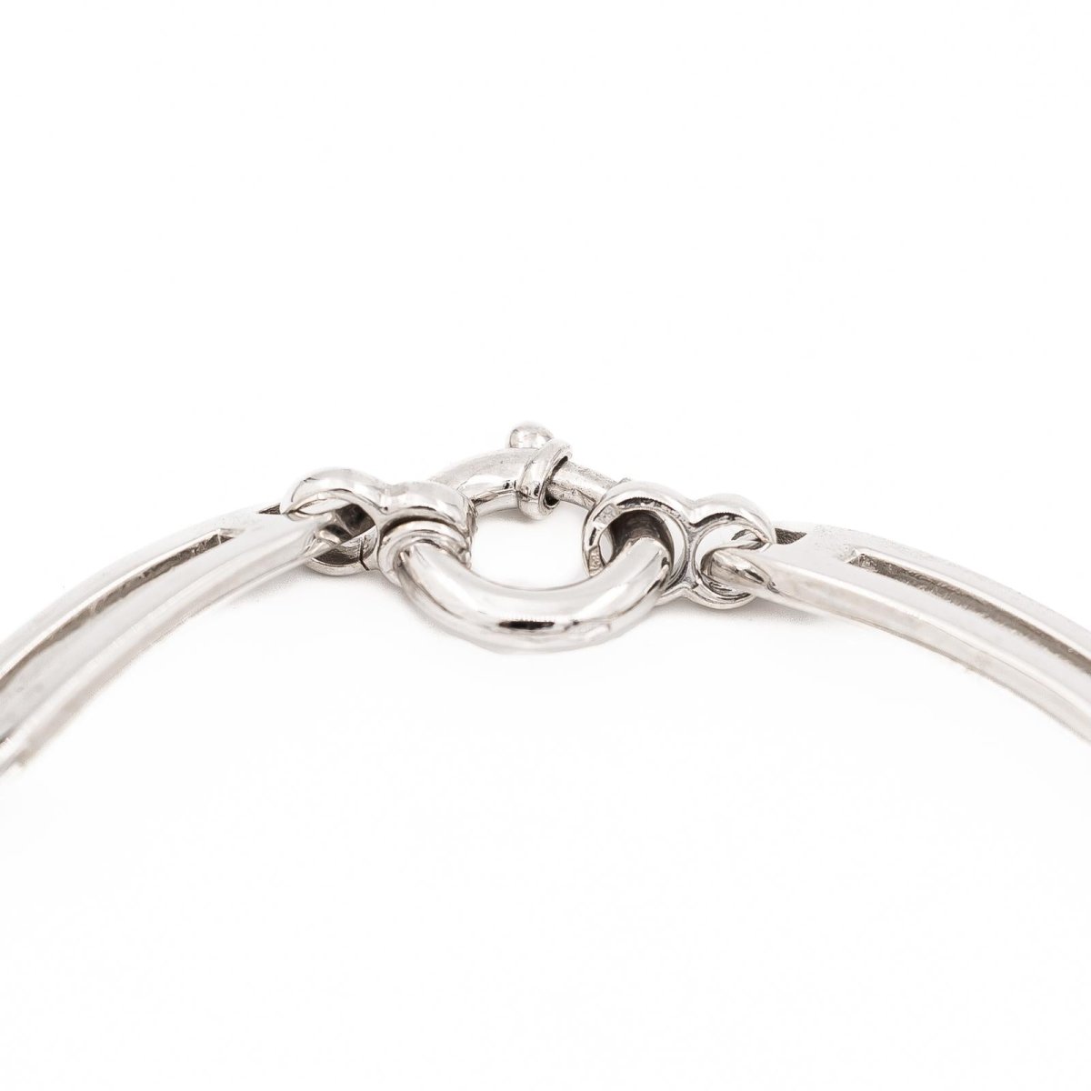 Bracelet Gourmette en or blanc - Castafiore