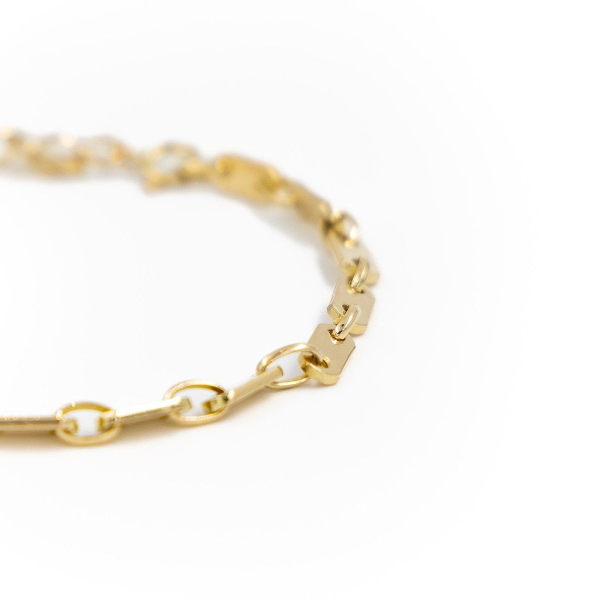 Bracelet Gourmette en or jaune - Castafiore