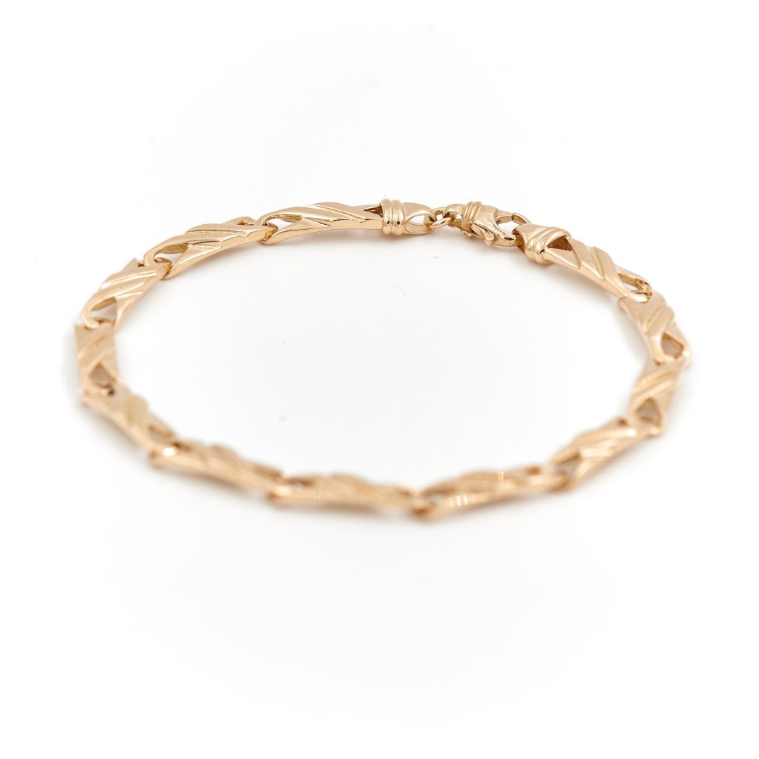 Bracelet Gourmette en or jaune - Castafiore