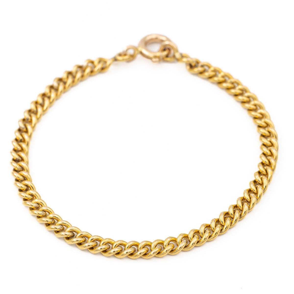 Bracelet Gourmette en or jaune - Castafiore
