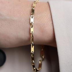 Bracelet Gourmette en or jaune - Castafiore