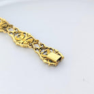 Bracelet Gourmette en or jaune, style Art Nouveau - Castafiore