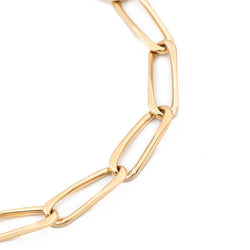 Bracelet Gourmette maille cheval en or jaune - Castafiore