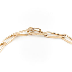 Bracelet Gourmette maille cheval en or jaune - Castafiore