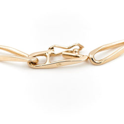 Bracelet Gourmette maille cheval en or jaune - Castafiore