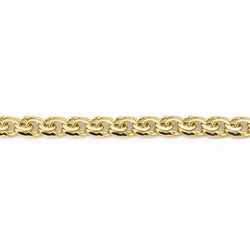 Bracelet Gourmette maille fantaisie en or jaune - Castafiore