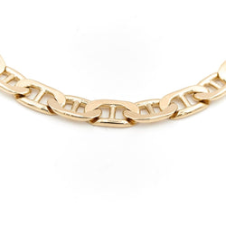 Bracelet Gourmette maille marine en or jaune - Castafiore