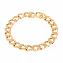 Bracelet Gourmette massive en or jaune - Castafiore