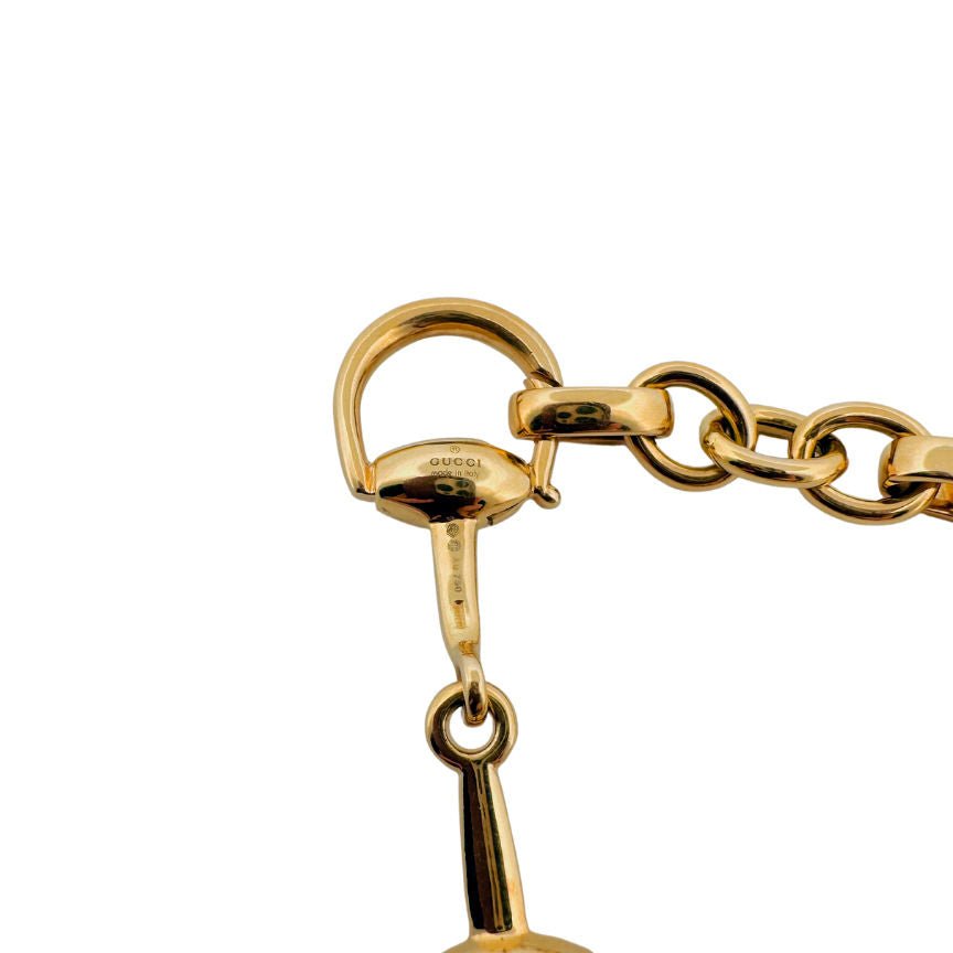 Bracelet GUCCI "Horsebit Cocktail" en or jaune - Castafiore
