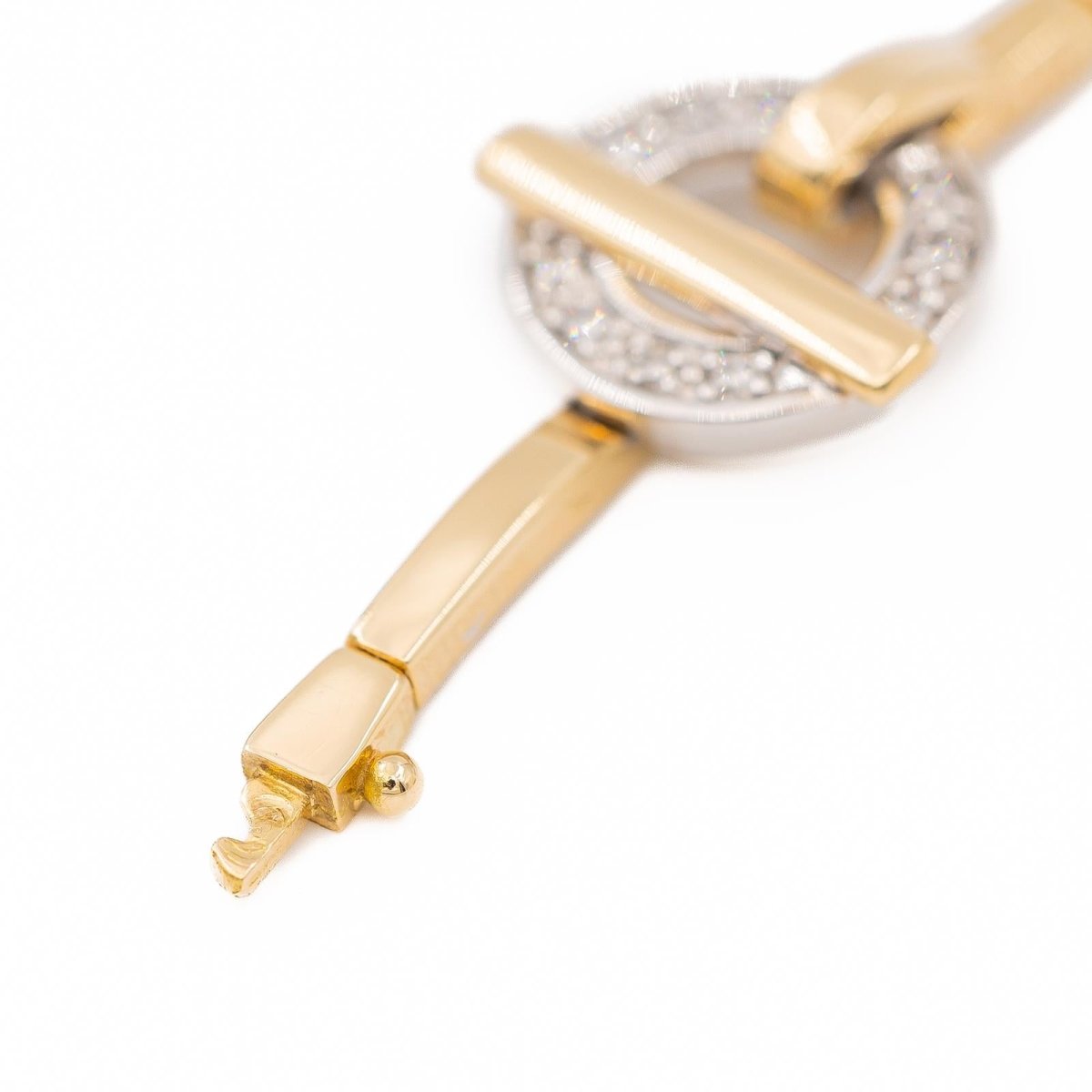 Bracelet GUY LAROCHE en or jaune et diamants - Castafiore