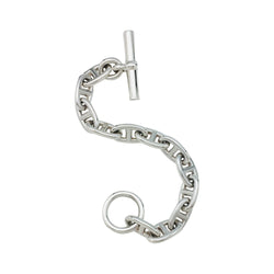 Bracelet Hermès, "Chaîne d'ancre", argent - Castafiore