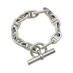 Bracelet Hermès, "Chaîne d'ancre", argent - Castafiore