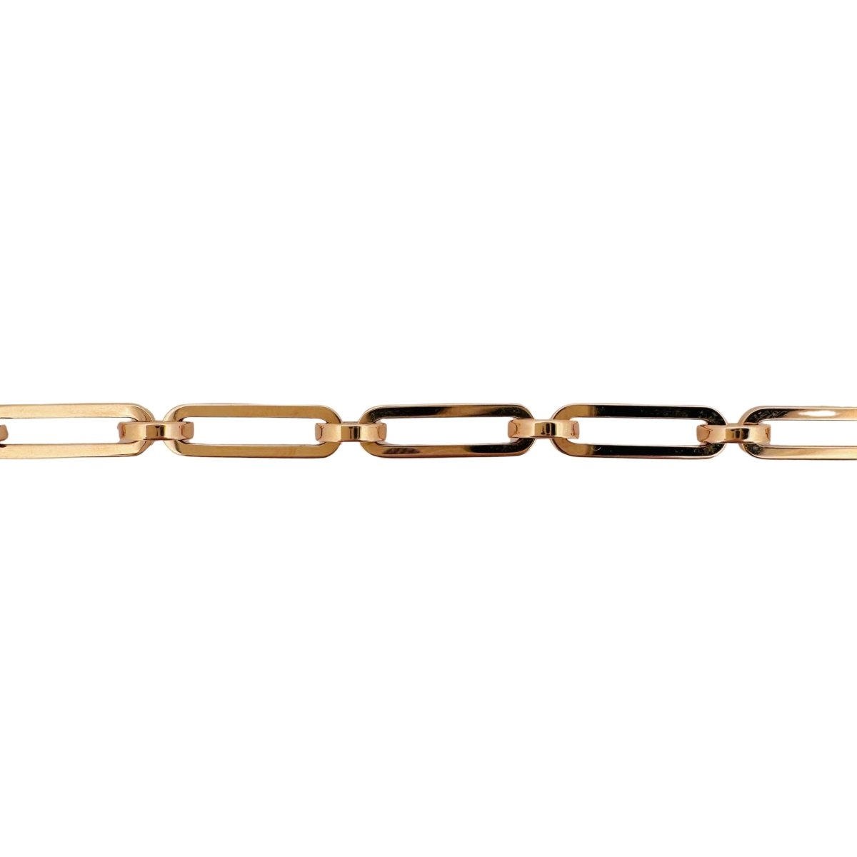 Bracelet HERMES "Kelly" en or rose et diamants - Castafiore