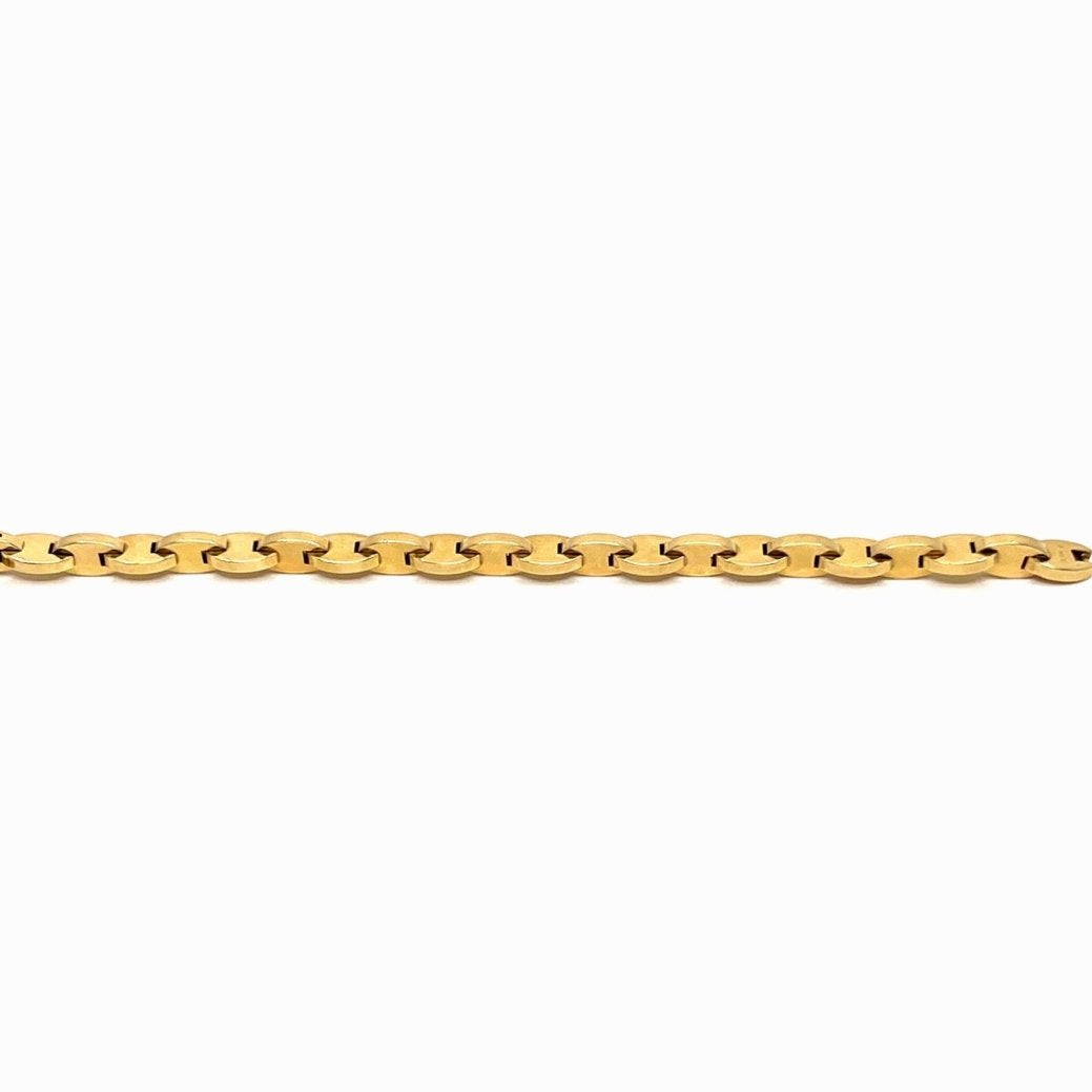 Bracelet HERMES maille marine en or jaune - Castafiore