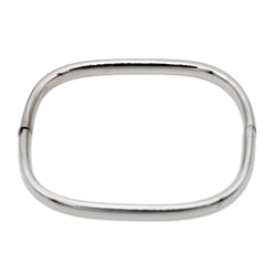 Bracelet Jonc carré en or blanc - Castafiore